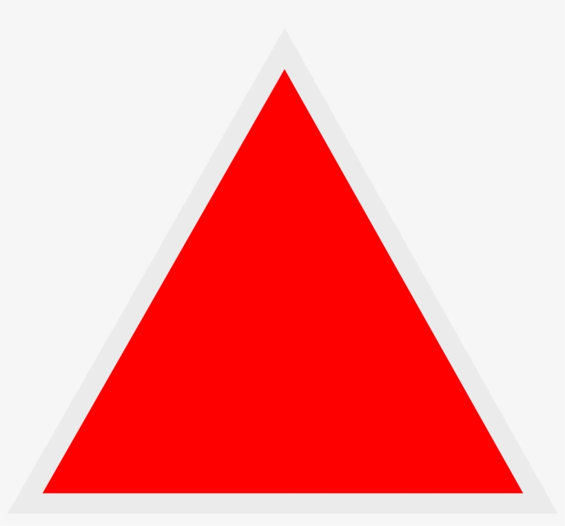 Open - Red Triangle, transparent png #1939446
