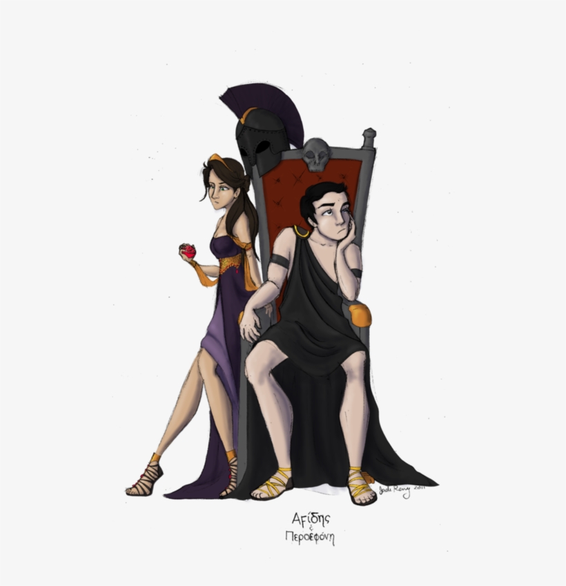 Hades, Bianca Di Angelo, And Underworld Image - Genderbent Hades And Persephone, transparent png #1939578