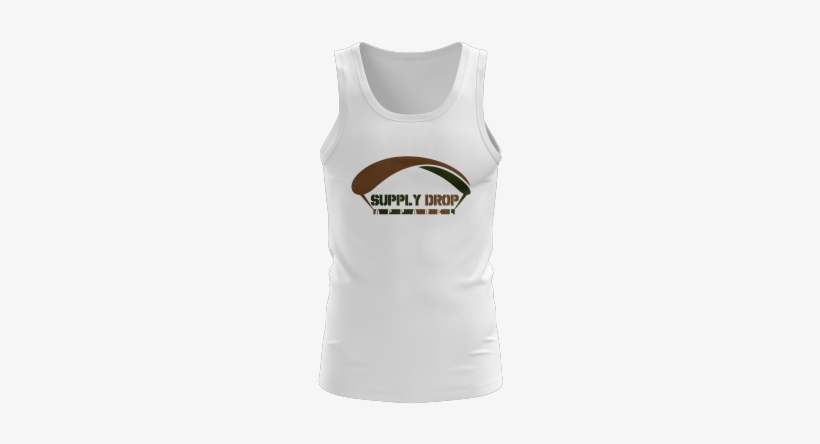 Supply Drop Men's White Tank - Active Tank, transparent png #1940304
