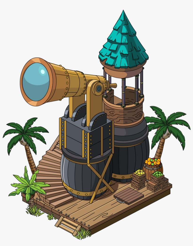 Fg Decoration Telescope - Illustration, transparent png #1940339