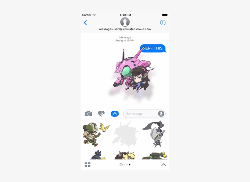 Blog Post Image 1 Imessage Apps Rg - Art Of Overwatch Limited Edition, transparent png #1940428