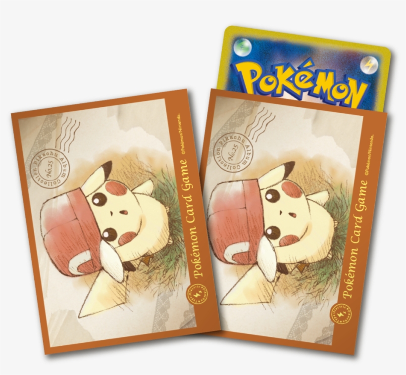 Pokemon Center Japanese Card Sleeves - Pokemon Center Original Pokemon Card Deck Shield Pikachu, transparent png #1940480