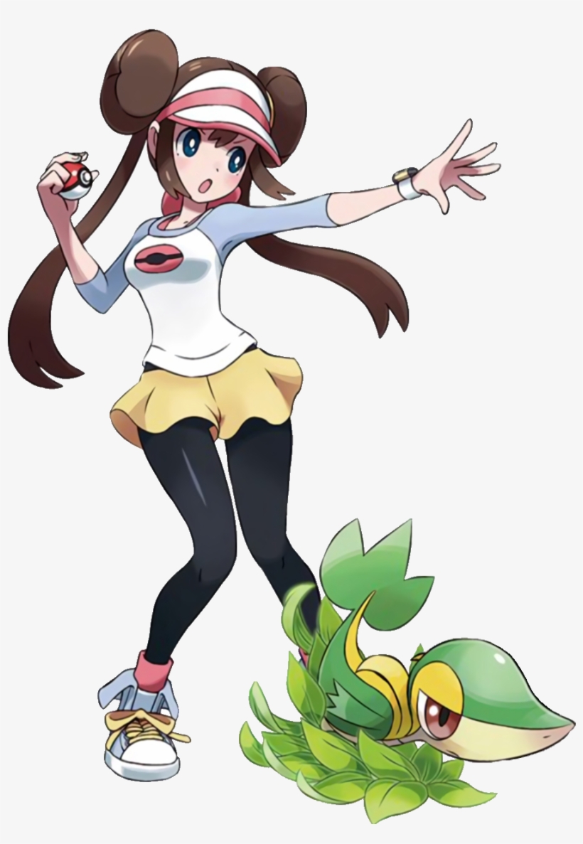 Rosa And Snivy Concept Artwork For Kotobukiya Artfx - Pokemon Black And White Rosa, transparent png #1940599