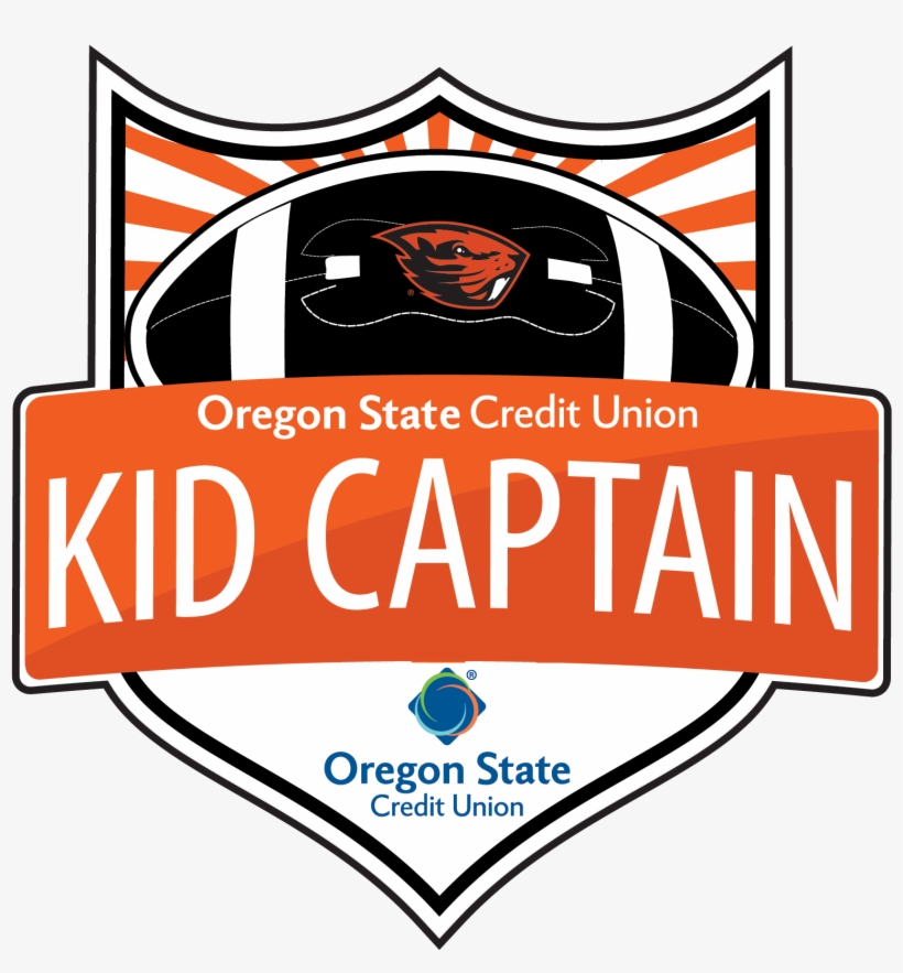Be A Kid Captain Of The Osu Beavers Football Team - Oregon State Credit Union, transparent png #1941007