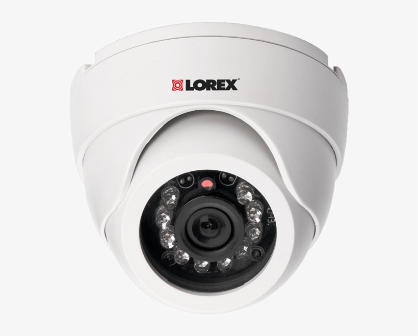 Super Resolution Indoor Night Vision Dome Security - Lorex Dome Security Camera, transparent png #1941082