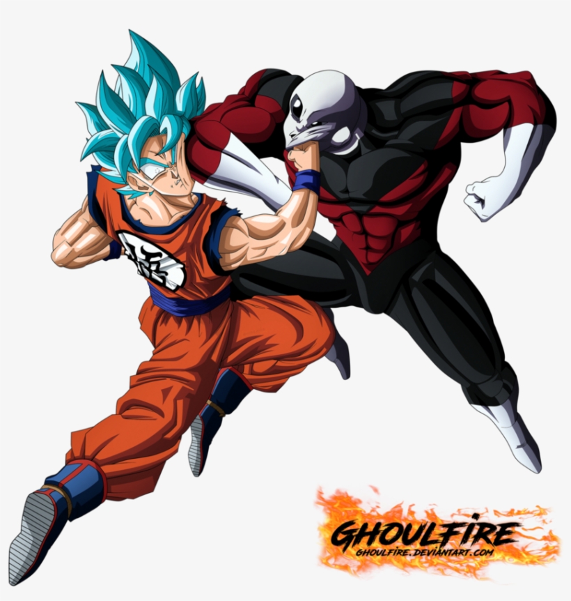 Goku Vs Jiren By Ghoulfire - Goku Vs Jiren Png, transparent png #1941184