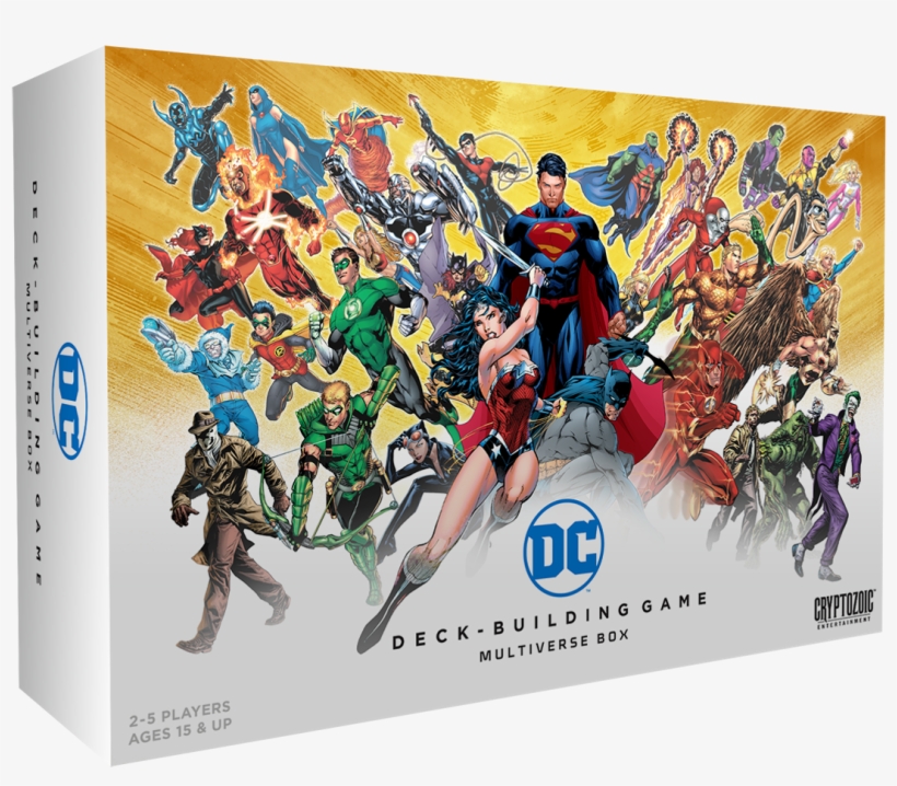 Dc Comics Deck Building Game - Dc Comics Deck Building Game Multiverse Box, transparent png #1941474