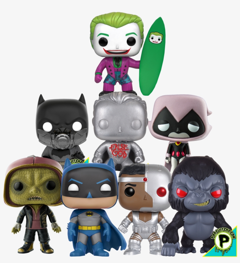 March Madness 2017 Dc Comics Big Ass Bundle 04 Pop - Funko Pop! Heroes Surf's Up Batman & Joker Vinyl, transparent png #1941557