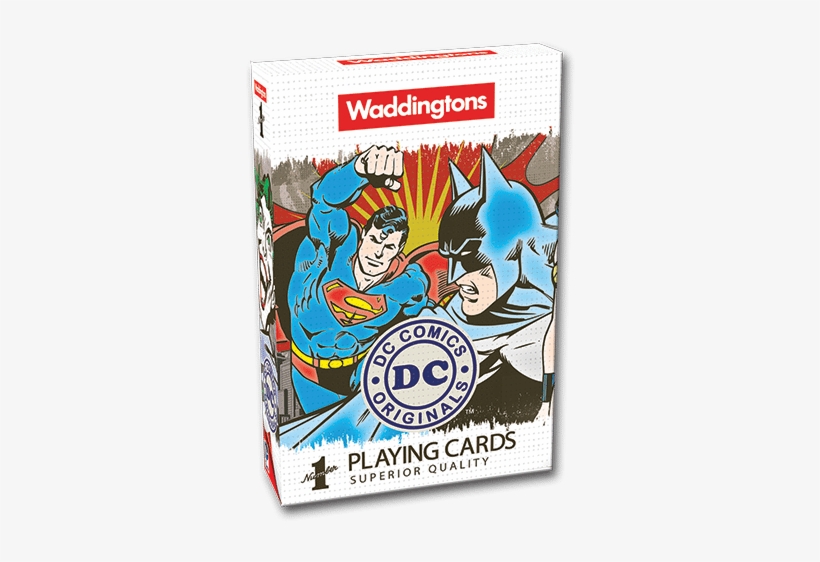 Dc Comics Playing Cards - Dc Comics Waddingtons, transparent png #1941624