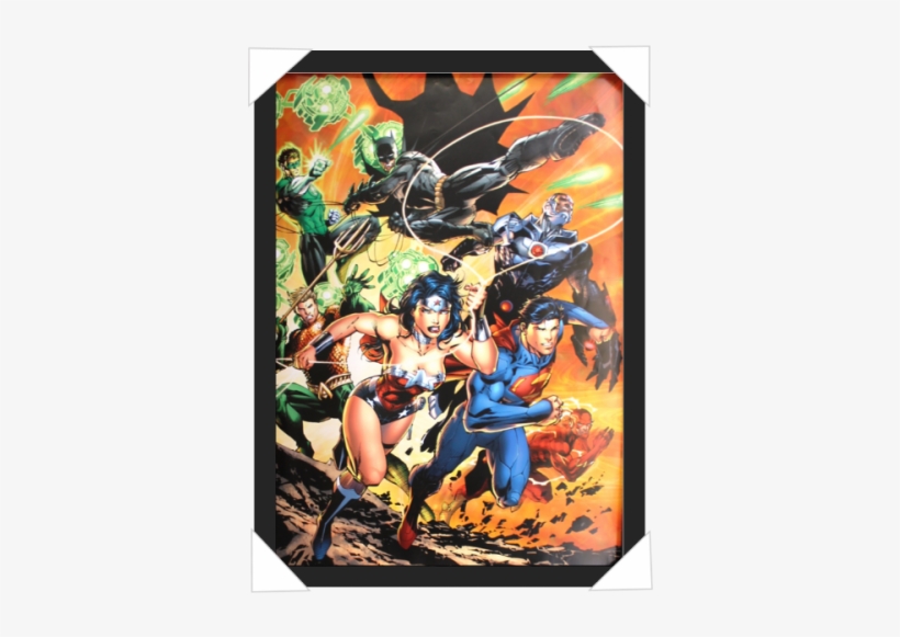 #203 - Justice League By Jim Lee, transparent png #1941667