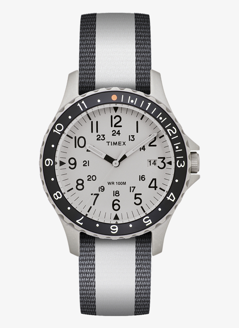 Navi Ocean 38mm Reversible Fabric Strap Watch Large - Timex Men's Watch Navi Ocean | Item #tw2r76000lg, transparent png #1941736