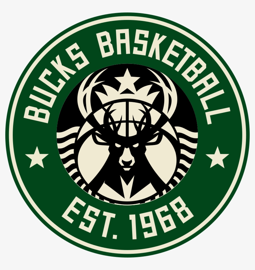 Starbucks X Milwaukee Bucks Logo Starbucks Logo Free Transparent Png Download Pngkey