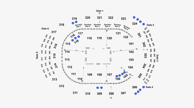 Air Canada Centre Seating Chart, transparent png #1942556