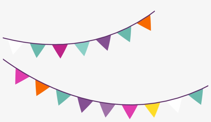 Birthday Party Icon - Streamers Png, transparent png #1942916