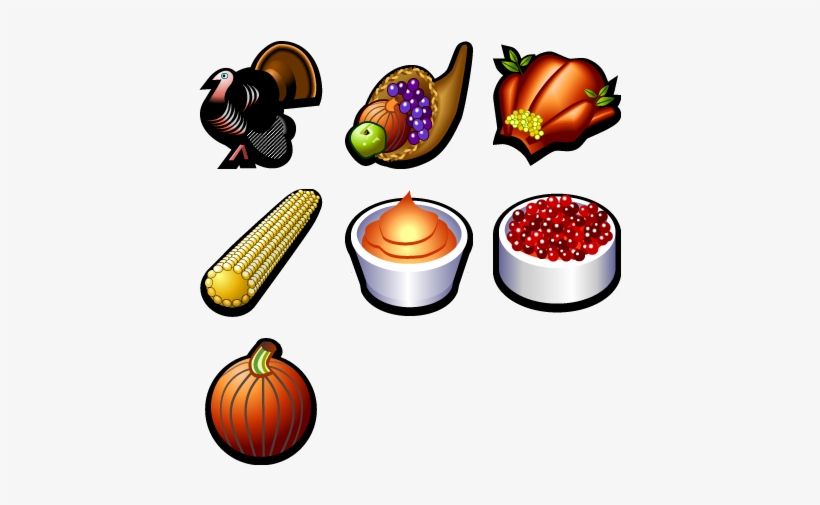 Clip Arts Related To - Thanksgiving Icons, transparent png #1943051
