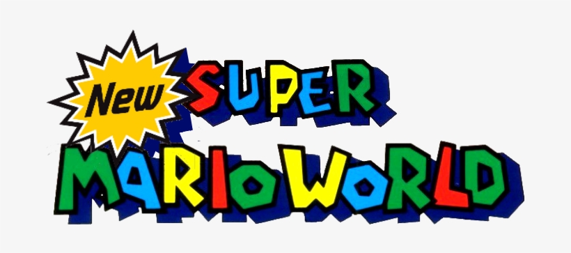 New Super Mario World Logo, transparent png #1943381