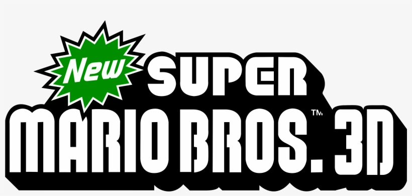 File Size - New Super Mario Bros Logo Png, transparent png #1943530