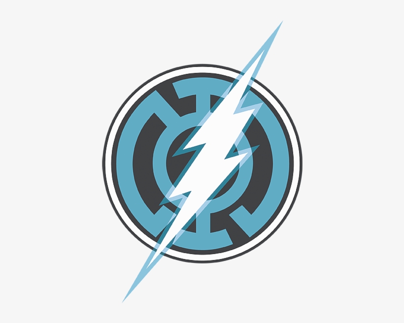 Click And Drag To Re-position The Image, If Desired - Blue Lantern Flash Symbol, transparent png #1943590