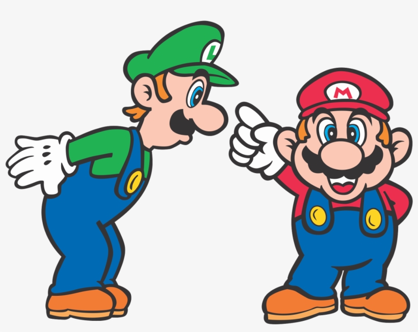 Super Mario Bros Logo Vector - Super Mario, transparent png #1943620