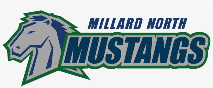 Lady Mustangs - Millard North Mustang Logo, transparent png #1944028