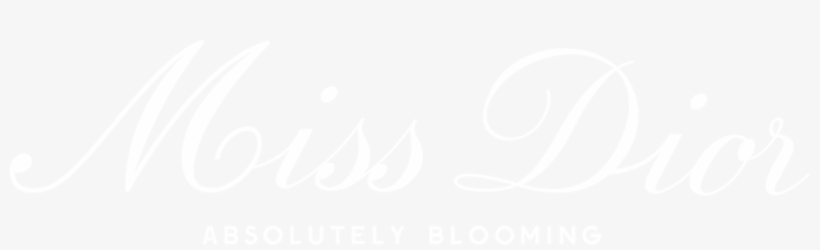 Dior Logo Png White - Miss Dior Logo Png, transparent png #1944179