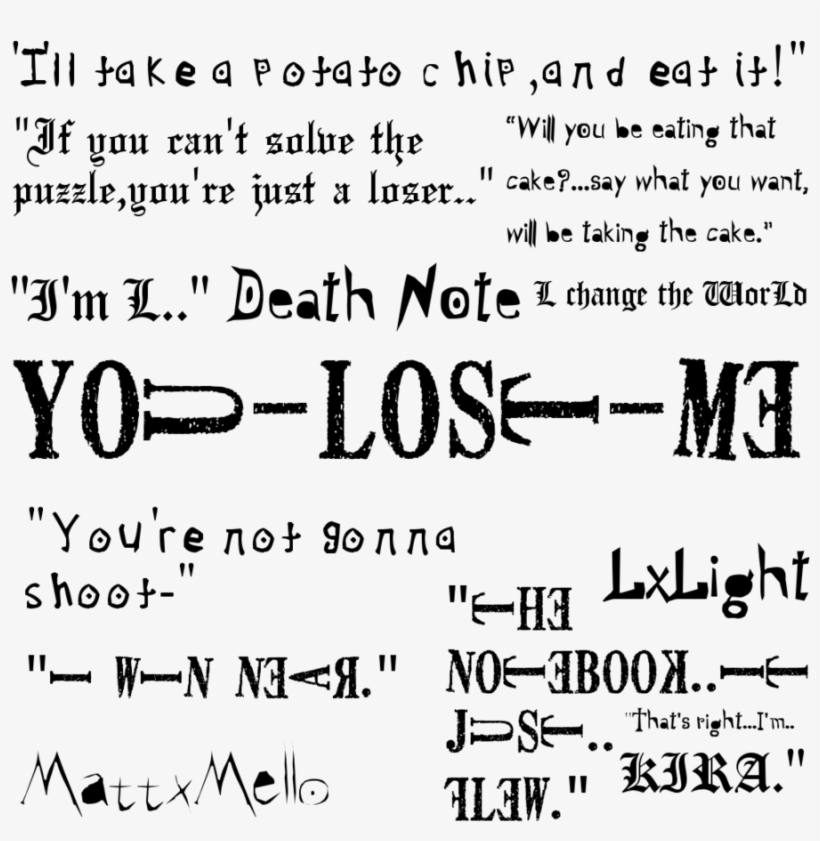 33 Images About Тетрадь Смерти / Death Note On We Heart - Death Note Quote Png, transparent png #1944260