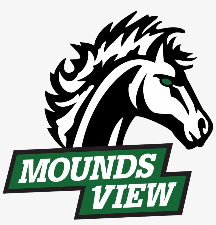 Mustang Clipart Homecoming Game - Mounds View Mustangs Logo, transparent png #1944328