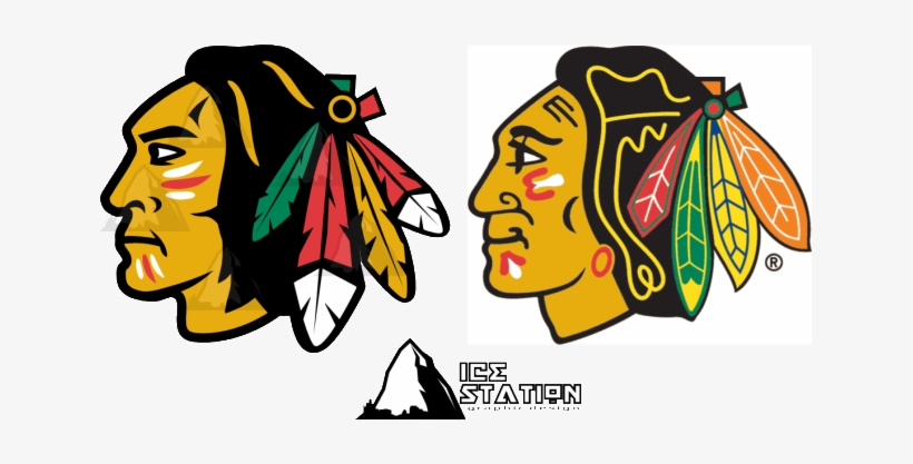 Newblackhawkslogo - Chicago Blackhawks Concept Logo, transparent png #1944697