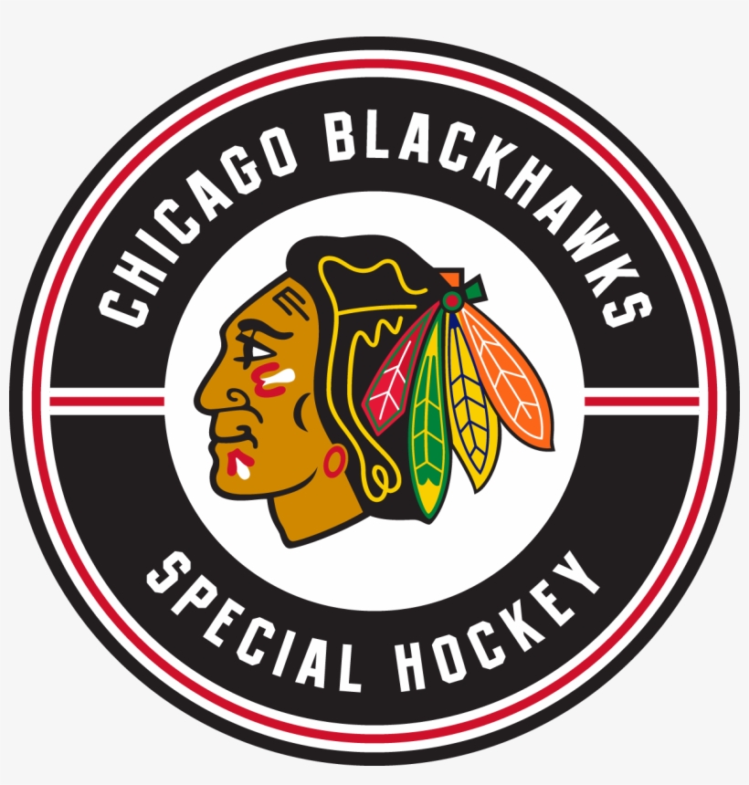 Chicago Blackhawks Special Hockey Logo Transparent - Fathead Chicago Blackhawks Logo Vinyl Wall Graphic, transparent png #1944713