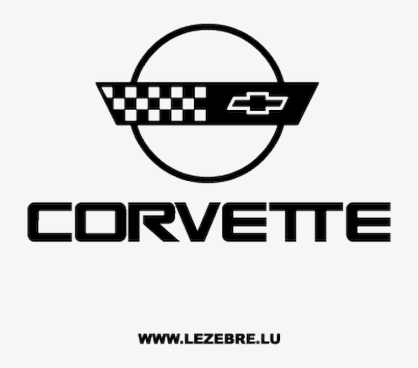Chevrolet Corvette Logo Decal 3 - C4 Corvette Logo Vector, transparent png #1945874