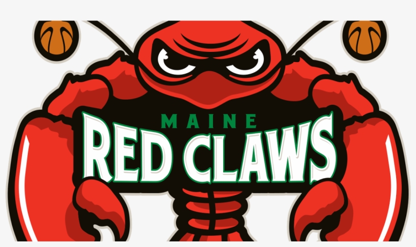 The Maine Red Claws, Nba G-league Affiliate To The - Maine Red Claws Logo, transparent png #1946008