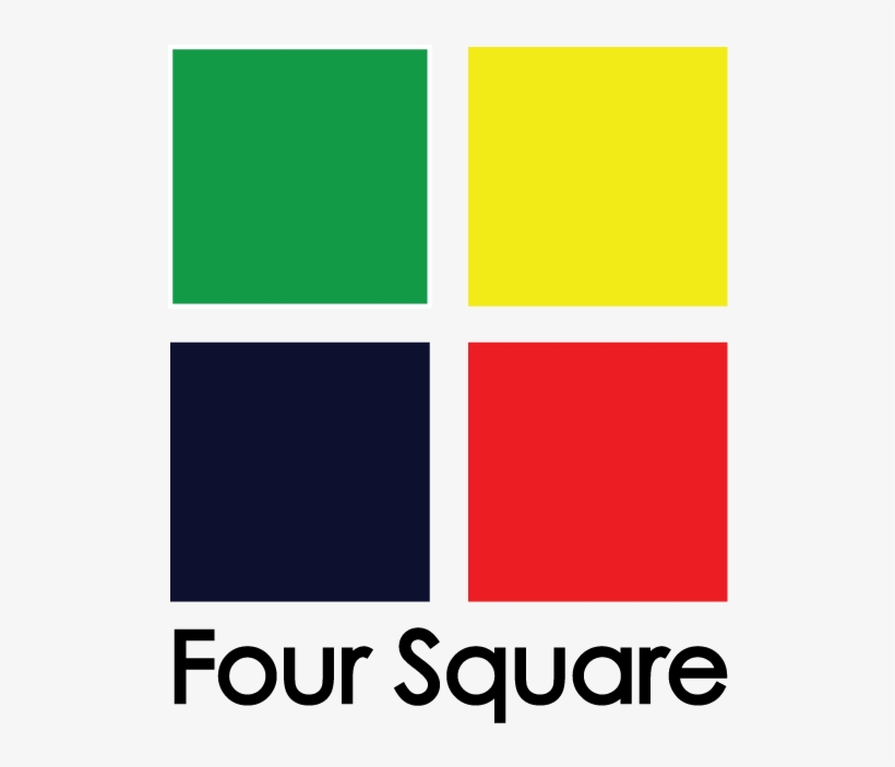 Logo Four Square - 4 Square T Shirt Logo, transparent png #1946452