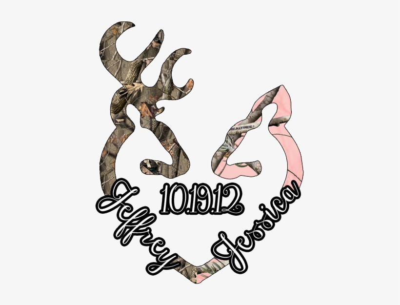 Pin Browning Deer Heart Vinyl Sticker Decal Car Truck - Bsi College Penn State Nittany Lions Camo 3'x5' Flag, transparent png #1946496