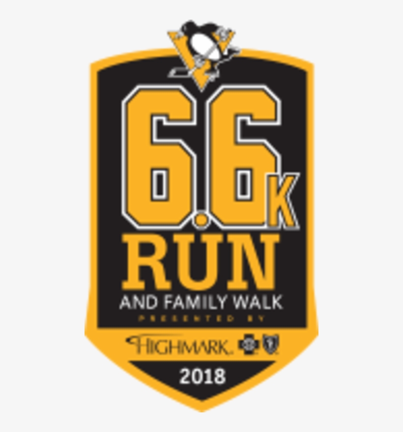 Pittsburgh Penguins - Pittsburgh 6.6 K Run, transparent png #1946879