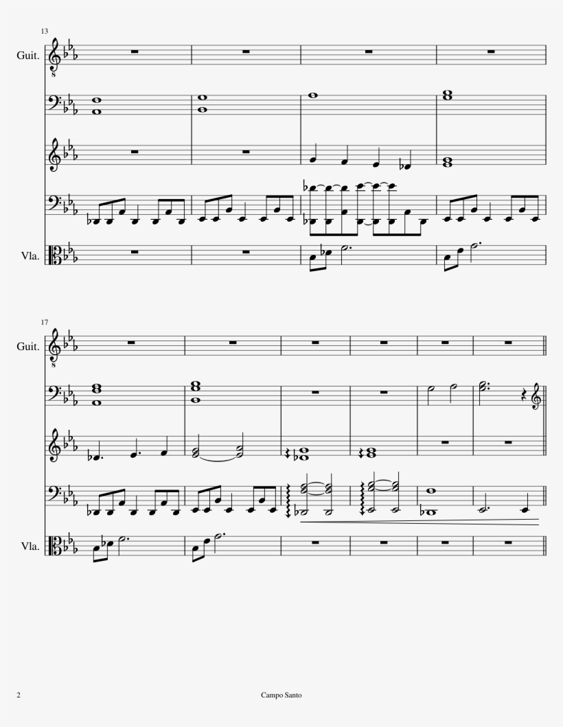 Prologue Sheet Music Composed By Chris Remo 2 Of 6 - Sheet Music, transparent png #1946994