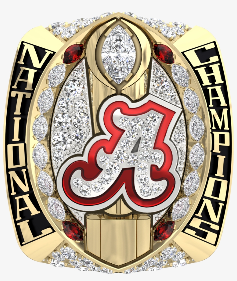 The University Of Alabama National Championship Ringthe - Alabama Football National Championship Ring, transparent png #1947242
