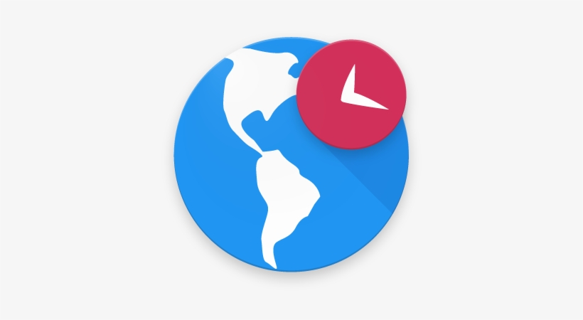 World Clock App Icon - World Clock Icon, transparent png #1947407