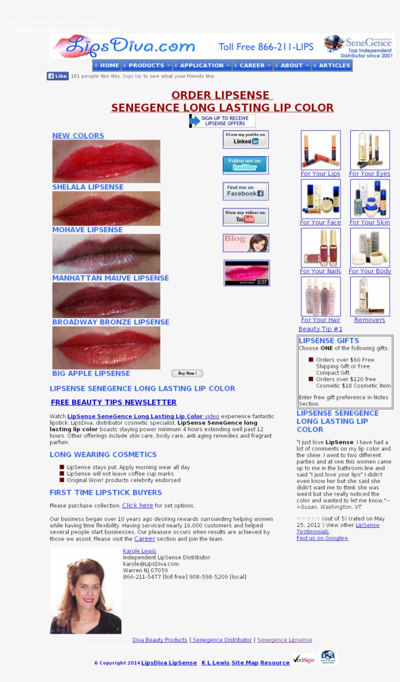 Lipsdiva Lipsense Competitors, Revenue And Employees - Web Page, transparent png #1947497