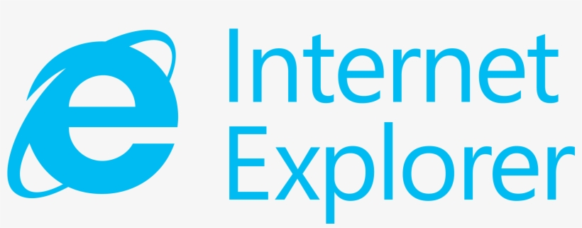 Internet Explorer Logo And Wordmark - Microsoft Internet Explorer Png, transparent png #1947854
