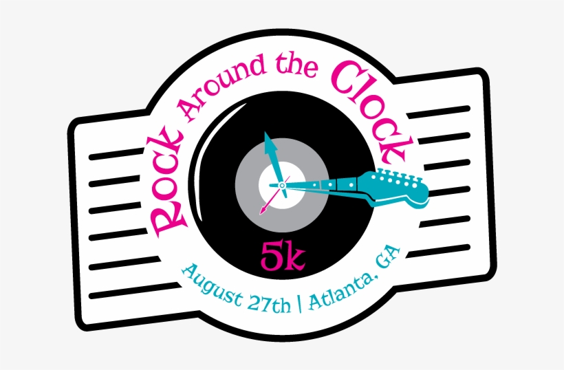 The Rock Around The Clock 5k And The Achy Breaky 5k - Rock Around The Clock Logo, transparent png #1948120
