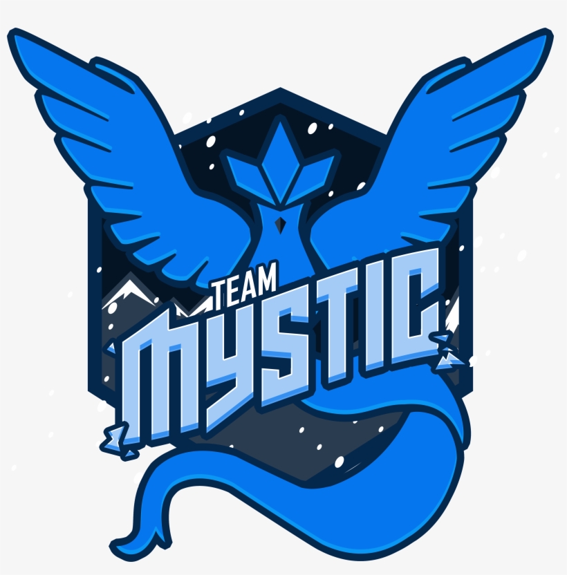 Fanartfriendly Instinct Trainer Here Thought I Might - Pokemon Go Team Mystic Logo, transparent png #1948656