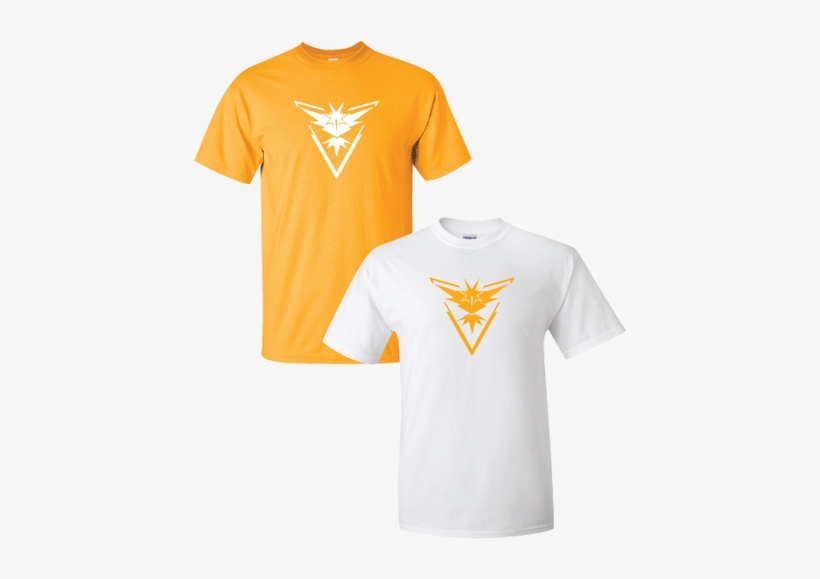 Team Instinct Shirts Come In White For $10 Or Gold - Pokemon Go Merchandise Breathable Hat Team Baseball, transparent png #1948780