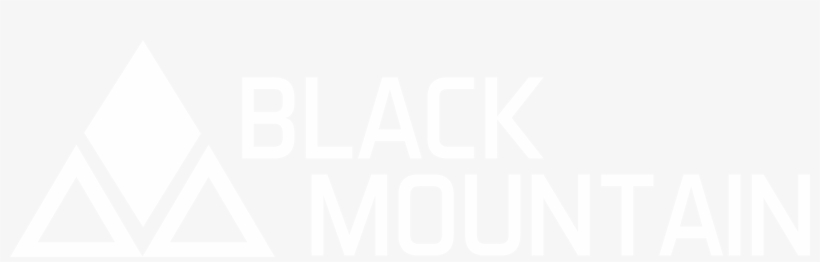 Black Mountain Logo White - Lack Logo, transparent png #1948915