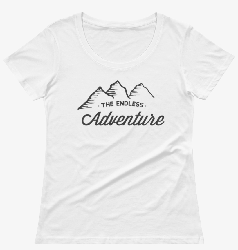 Image Of Tea Women's Mountain Logo - Solid Space Shirt, transparent png #1949026