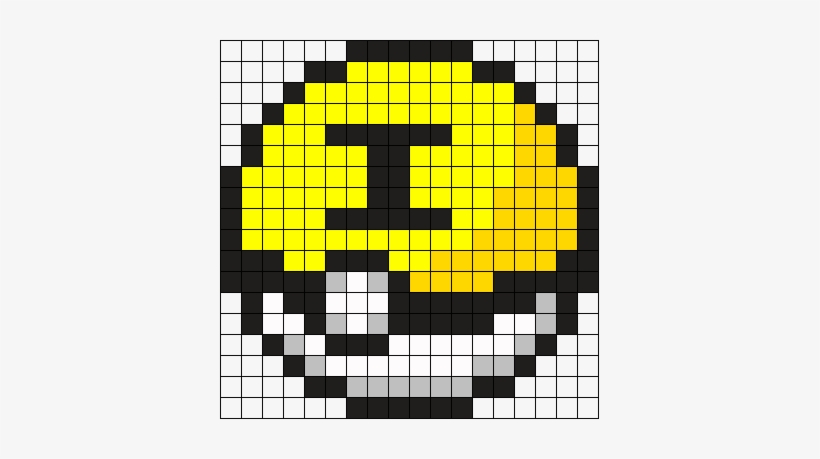 Team Instinct Pokeball Perler Bead Pattern / Bead Sprite - Pixel Art Tokyo Ghoul, transparent png #1949074