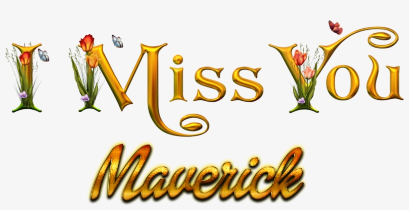 Maverick Missing You Name Png - Ali Name, transparent png #1949577