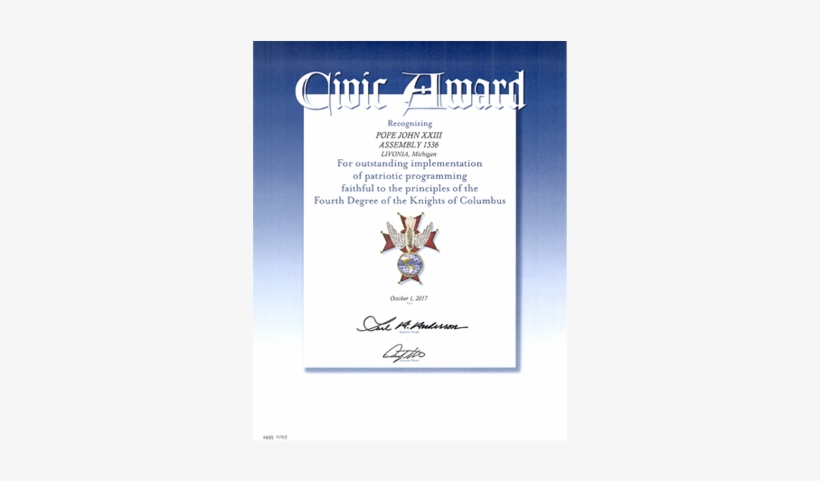 We Serve 4th Degree Knights From Plymouth, Canton And - Poster, transparent png #1950019