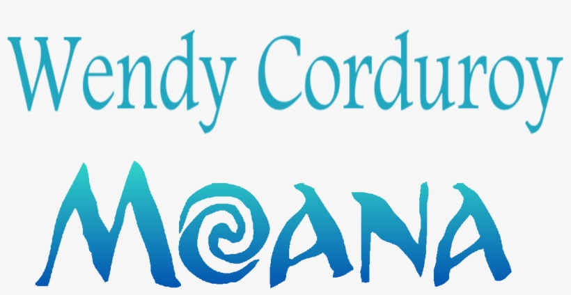 Wendy Moana Logo - Moana Name Png, transparent png #1950118