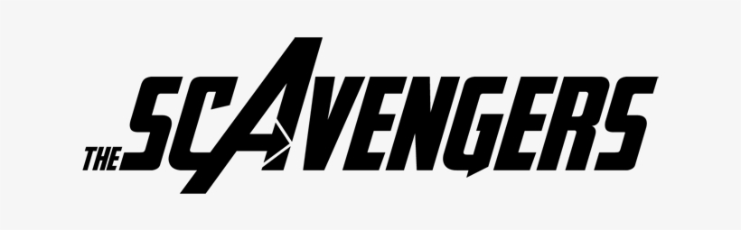 Nice Logo - Avengers Logo Black And White, transparent png #1950462