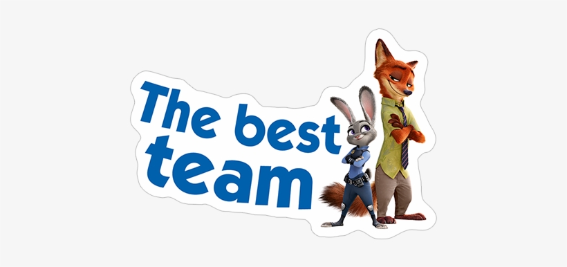 Viber Sticker «zootopia» - Zootopia Shirt Custom Nick And Judy Birthday Shirt, transparent png #1951241